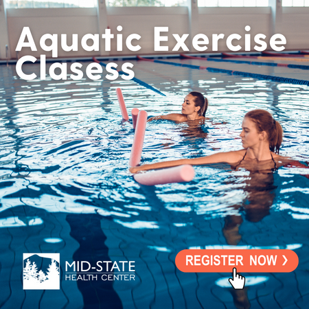 Aquatic Group Classes Starting December 28 at Mid-State Health Center
