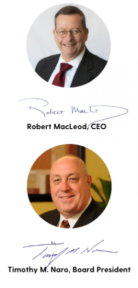 Robert MacLeod, CEO, Tim Naro, President
